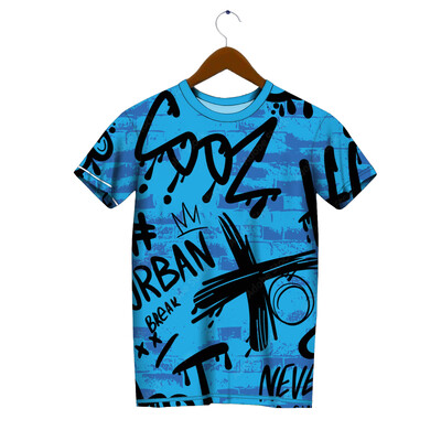 Hip Hop Street T-shirt Ανδρικό 3D Graffiti print Κοντό μανίκι Fashion Personality Ανδρικό T-shirt με στρογγυλή λαιμόκοψη Αθλητικά ρούχα γρήγορου στεγνώματος