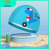 Dječji plivački dječji slatki crtani elastični bazen za vodene sportove s ušima Šešir za plivanje Kapa za kupanje Natacion 수영모자