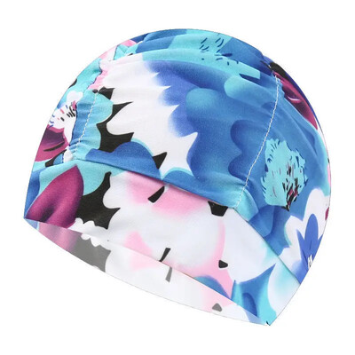Vodootporna kapa za plivanje za zaštitu ušiju za žene, djecu, dugu kosu, specifičnu pu tkaninu, profesionalna oprema za plivanje