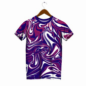 Abstract art Έντυπο μπλουζάκι ανδρικό καλοκαιρινό κοντό μανίκι με μεγάλο στρογγυλό λαιμό Fitness 2023 Ανδρικά ρούχα για τρέξιμο στο δρόμο