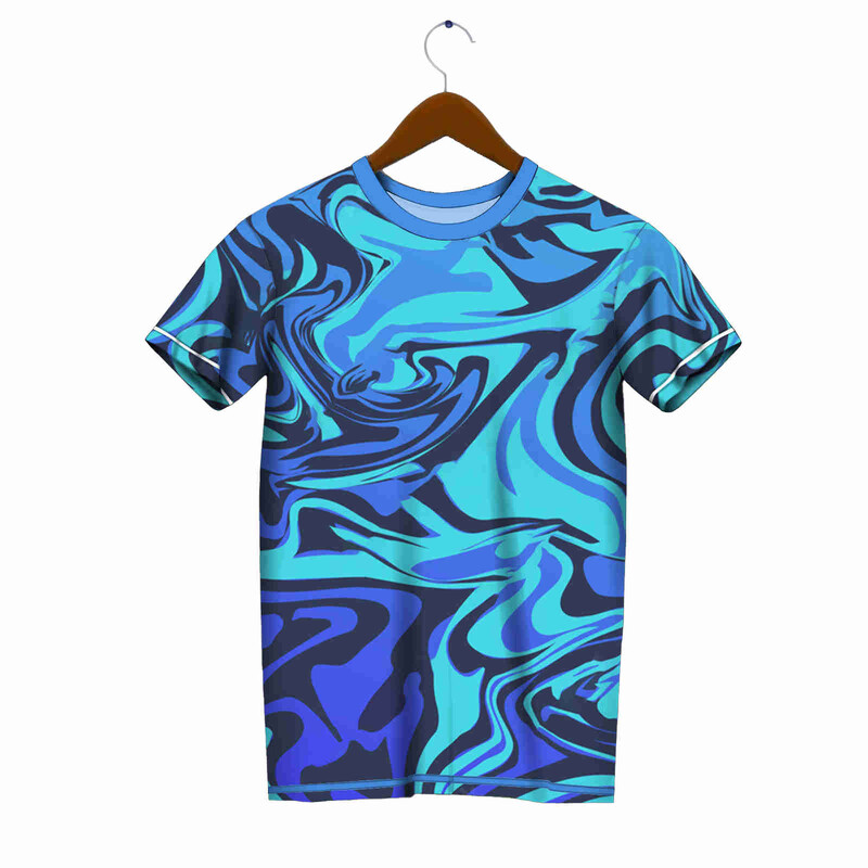 Abstract art apdrukāts T-krekls vīriešu vasaras modes īsām piedurknēm, liela izmēra apaļa kakla fitnesa apģērbs 2023. gada vīriešu ielas skriešanas apģērbs