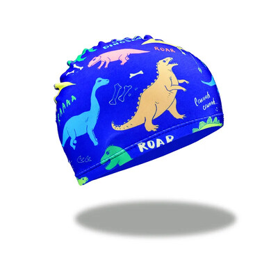 Veleprodajna dječja kapa za plivanje, digitalni ispis, vrhunska tkanina, dječaci, djevojčice, dizajn crtića, vodootporna, izdržljiva kapa