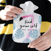 Nové tašky na fľaše s horúcou vodou, roztomilé kreslené plameniaky, kaktusy, teplé brušné poklady, ohrievače rúk, plnené mini, odolné voči výbuchu