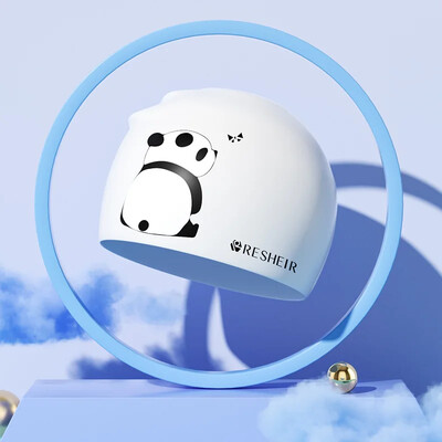 Cască de înot pentru copii din silicon, impermeabilă, cu desene animate, drăguț, confortabilă, nestrânsă, protecție pentru urechi, șapcă de înot, băieți, fete