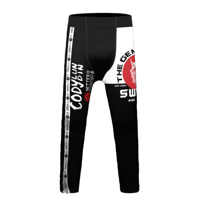 Bērnu MMA BJJ Kompresijas Sporta Bikses Skriešanas Legingi Jiu Jitsu Muay Thai Boksa Bikses Bērni Zēni Vingrošanas Zeķubikses