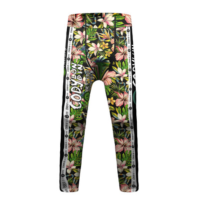 Bērnu MMA BJJ Kompresijas Sporta Bikses Skriešanas Legingi Jiu Jitsu Muay Thai Boksa Bikses Bērni Zēni Vingrošanas Zeķubikses