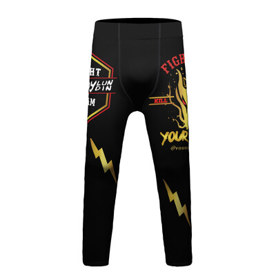 Bērnu MMA BJJ Kompresijas Sporta Bikses Skriešanas Legingi Jiu Jitsu Muay Thai Boksa Bikses Bērni Zēni Vingrošanas Zeķubikses