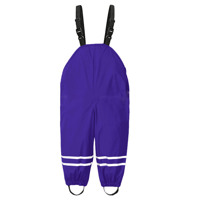 Vēja necaurlaidīgi Ātri žūstoši Bikses Bērniem Kombinezoni Lietus Bikses Regulējama Lenta Lietus Kombinezons Bikses Garās Bikses Bērnu Apģērbi