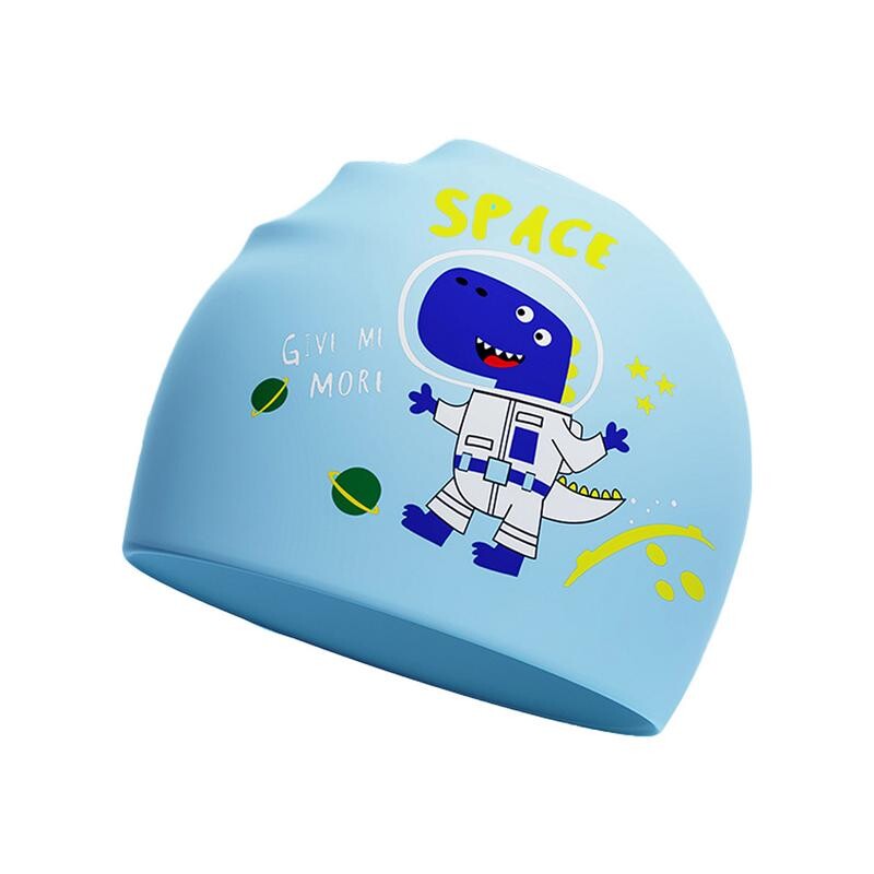 Bērnu peldcepures jaukas meitenes zēnu peldcepures ūdensnecaurlaidīgas elastīgas silikona baseina pludmales peldēšanas aksesuāri niršanas cepures