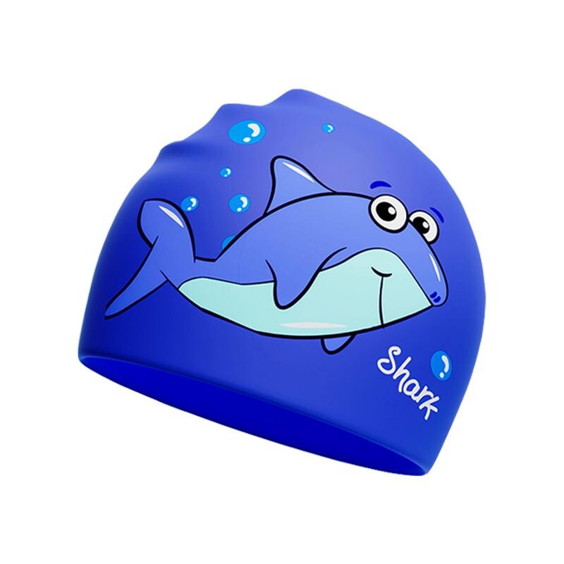 Bērnu peldcepures jaukas meitenes zēnu peldcepures ūdensnecaurlaidīgas elastīgas silikona baseina pludmales peldēšanas aksesuāri niršanas cepures