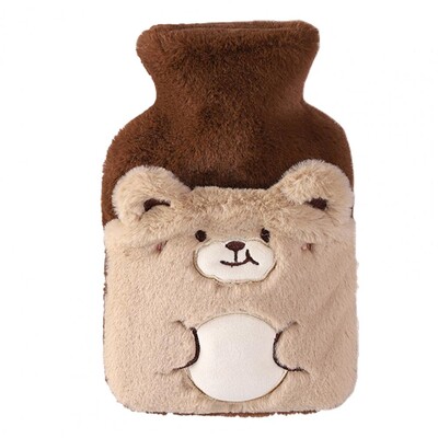 Višekratna zimska topla toplina, grijač za ruke, gumena torba za terapiju boli protiv stresa, torba za toplu vodu s pletenom mekom zečjom udobnom navlakom