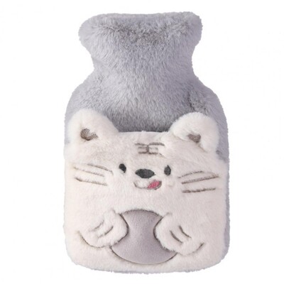 Višekratna zimska topla toplina, grijač za ruke, gumena torba za terapiju boli protiv stresa, torba za toplu vodu s pletenom mekom zečjom udobnom navlakom