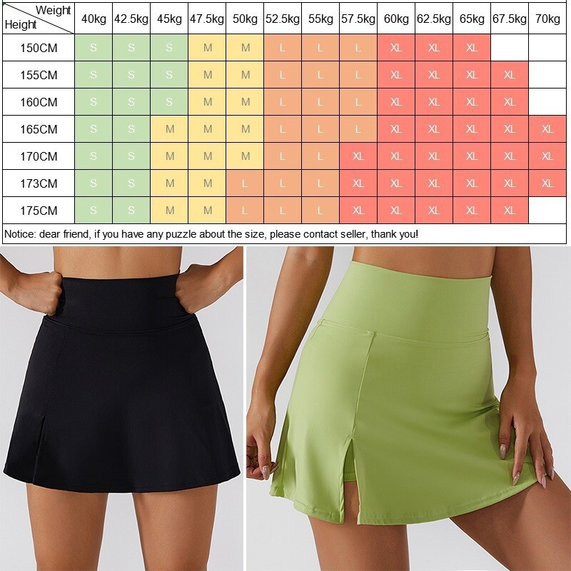 Cloud Rise Sportska suknja visokog struka za žene Teniske suknje za trčanje Djevojke Mini kratke hlače za vježbanje Brzosušeća sigurna golf odjeća