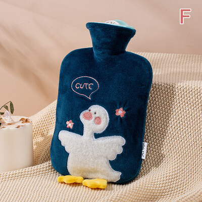 Сладка чанта за бутилка гореща вода за момичета Плюшена топла за ръце през рамо Топъл пакет за топла корема Незабавна гореща опаковка Зимна нагревателна подложка за вода