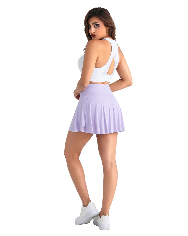 Sportska suknja za teretanu Ženska fitness džepovi Trčanje na otvorenom Teniska suknja Kratke hlače Rastezljive ljetne kratke hlače koje se brzo suše