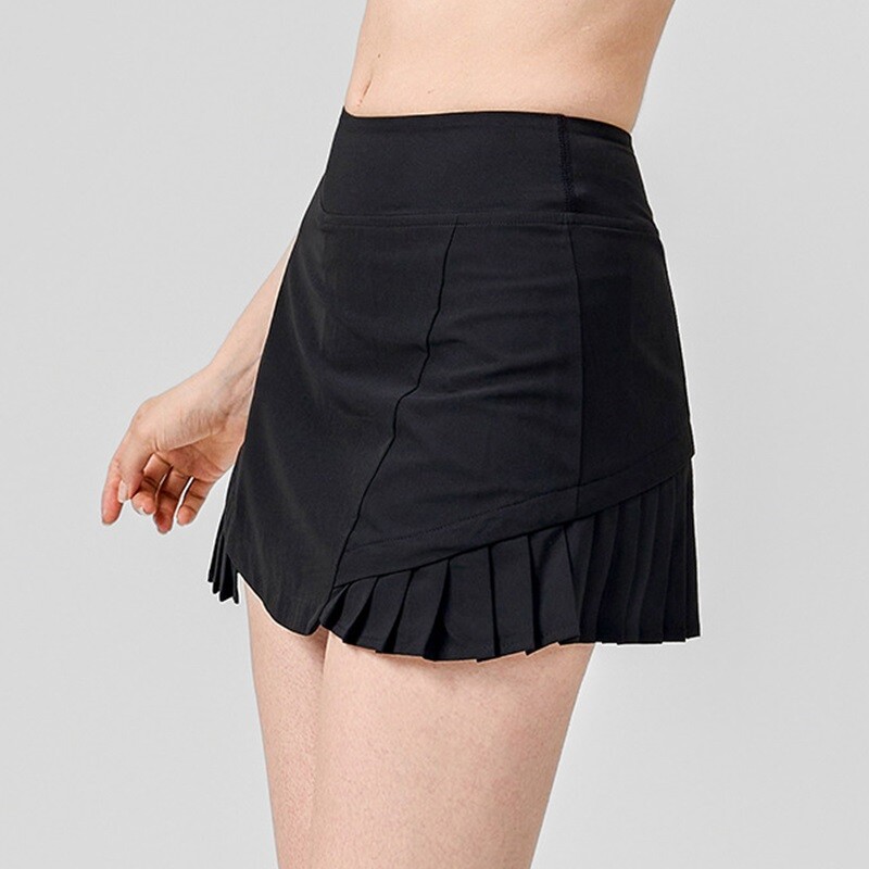 Cloud Rise Ženske sigurne teniske suknje s džepovima za teretanu Golf nabrane hlače Ženske sportske fitness kratke hlače s visokim strukom.