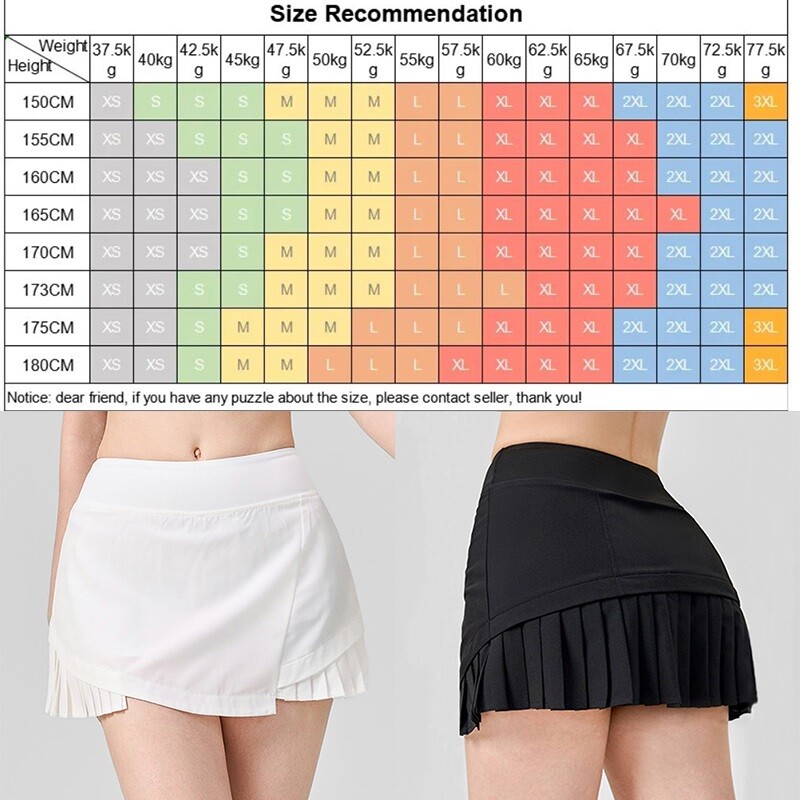 Cloud Rise Ženske sigurne teniske suknje s džepovima za teretanu Golf nabrane hlače Ženske sportske fitness kratke hlače s visokim strukom.