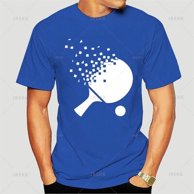 Harajuku 3D majica s printom za stolni tenis Ping Pong Grafičke majice s kratkim rukavima Ljubitelji sporta Teretana Moda Ulična odjeća Odjeća kratkih rukava