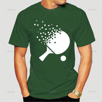 Harajuku 3D majica s printom za stolni tenis Ping Pong Grafičke majice s kratkim rukavima Ljubitelji sporta Teretana Moda Ulična odjeća Odjeća kratkih rukava