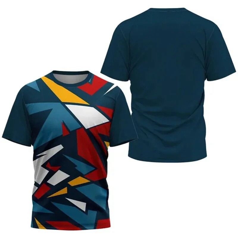 Nova muška sportska majica kratkih rukava za ljetno slobodno vrijeme iz 2024. Badminton za trening stolnog tenisa Prozračna majica s O-izrezom koja se brzo suši