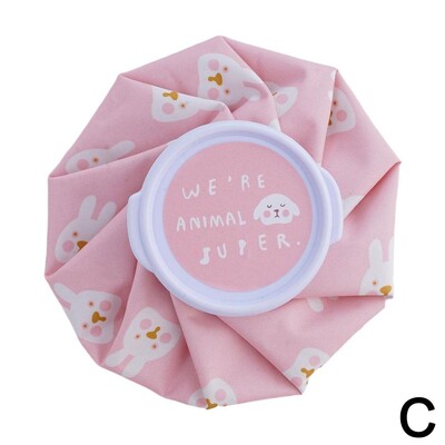 Vandens pripildymo audinys ledo paketas Animacinių filmų vėsinantis ledo paketas kojoms kelio maišelio buteliukas šalto šildytuvo vandens skausmui malšinti rankų galvos ledo maišelis H Q8W6