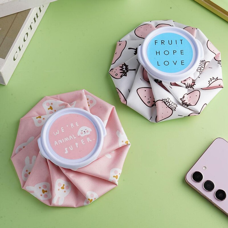 Vandens pripildymo audinys ledo paketas Animacinių filmų vėsinantis ledo paketas kojoms kelio maišelio buteliukas šalto šildytuvo vandens skausmui malšinti rankų galvos ledo maišelis H Q8W6