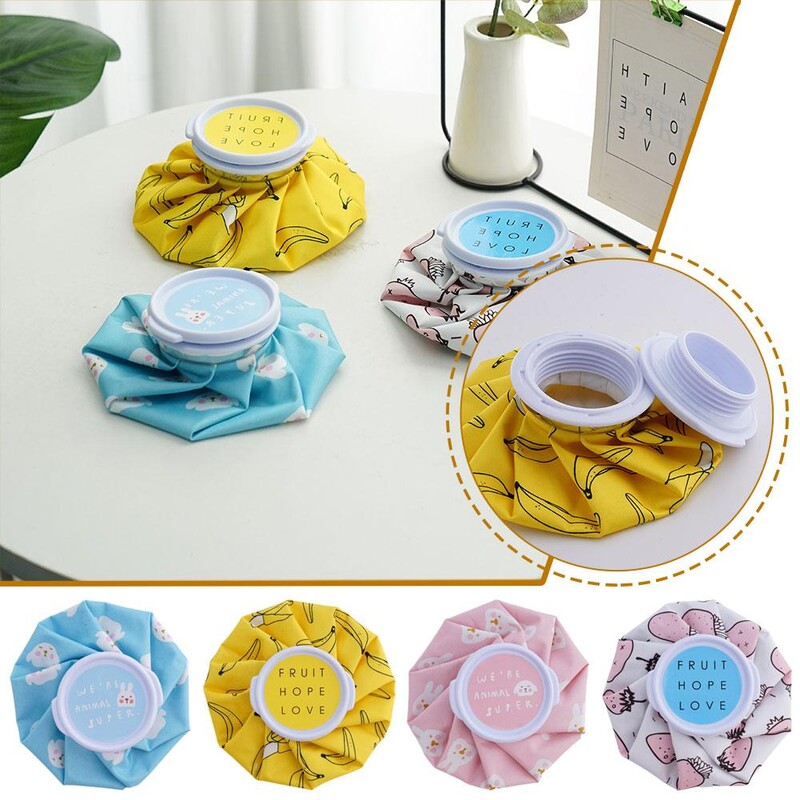 Vandens pripildymo audinys ledo paketas Animacinių filmų vėsinantis ledo paketas kojoms kelio maišelio buteliukas šalto šildytuvo vandens skausmui malšinti rankų galvos ledo maišelis H Q8W6