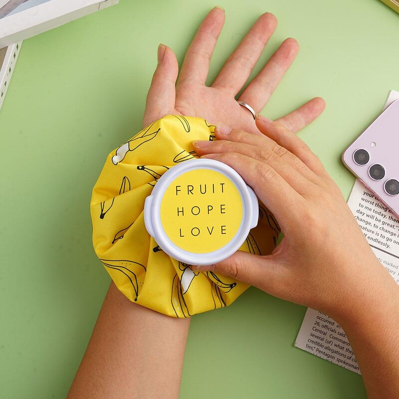 Vandens pripildymo audinys ledo paketas Animacinių filmų vėsinantis ledo paketas kojoms kelio maišelio buteliukas šalto šildytuvo vandens skausmui malšinti rankų galvos ledo maišelis H Q8W6