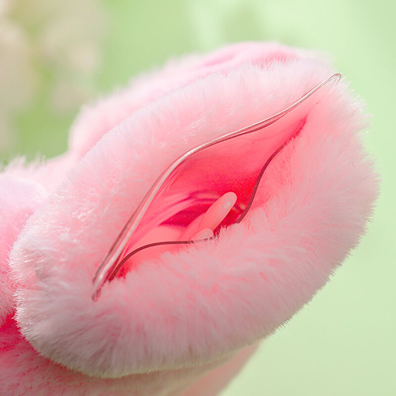 Talvine kuumaveekoti kätesoojendaja armas küüliku kommivärvi kunstkarusnaha kõhusoojendaja plahvatuskindel kuumaveepudeli kehasoojendaja