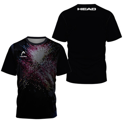 2024 Tricou sport pentru bărbați, vară, timp liber, cu mânecă scurtă, badminton, tenis de masă, antrenament, respirabil, uscare rapidă, top cu gâtul în formă de O