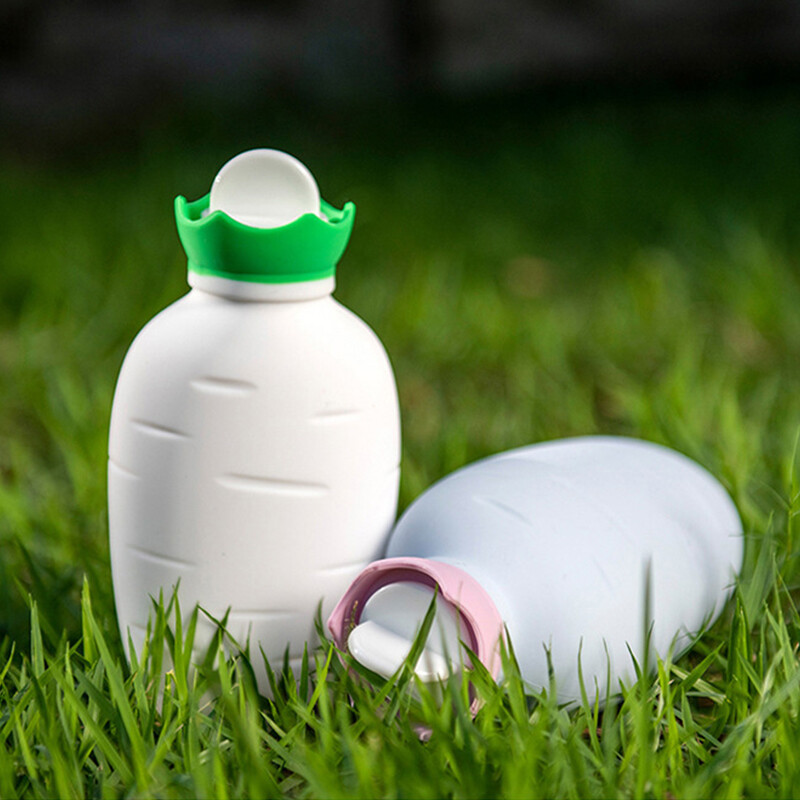 Vaikų guminis morkų rankų šildytuvas, daugkartinio naudojimo karšto vandens butelis, sprogimui atsparus vandens įpurškimo maišelis žiemos skausmą malšinantis kūno kaklo šildytuvas