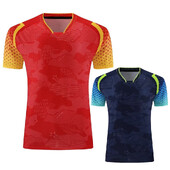 Prilagođeni tekst LOGO KINA Kineska igračka uniforma Championship Stolnoteniska majica kratke hlače Muškarci Žene Djeca Odjeća majica za ping pong