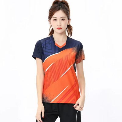 Vīrieši, sievietes, bērni, teniss, galda tenisa T-krekls ar īsām piedurknēm, sporta topi, ātri nožūst pāris ģimenei, vasaras badmintona volejbola krekls, 2023