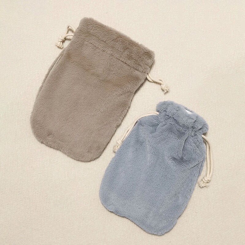 2000 ml karšto vandens maišelio dangtelis Karšto vandens butelio dangtelis Daugkartinio naudojimo pliušinis rankų šildymo maišelio audinys Rankų šildytuvas karšto vandens maišelio audinio dangtelis