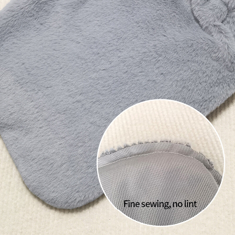 2000 ml karšto vandens maišelio dangtelis Karšto vandens butelio dangtelis Daugkartinio naudojimo pliušinis rankų šildymo maišelio audinys Rankų šildytuvas karšto vandens maišelio audinio dangtelis