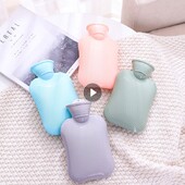 500 ml sutirštintas madingas vandens šildymo maišelis PVC kūrybinis sprogimui atsparus mini rankų šildytuvas karšto vandens maišelio šilumos paketas žiemai