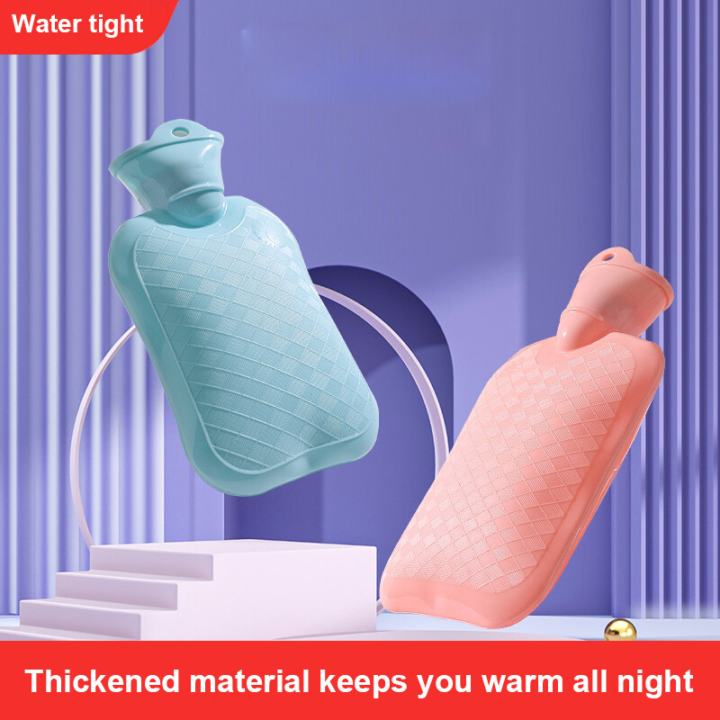 500 ml sutirštintas madingas vandens šildymo maišelis PVC kūrybinis sprogimui atsparus mini rankų šildytuvas karšto vandens maišelio šilumos paketas žiemai