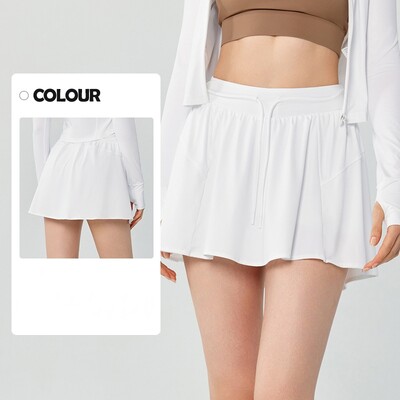 Ice Sensation UV otporna krema za sunčanje Joga kratka suknja Lažna dva protiv odsjaja Sportske kratke suknje Svestrana badminton teniska suknja