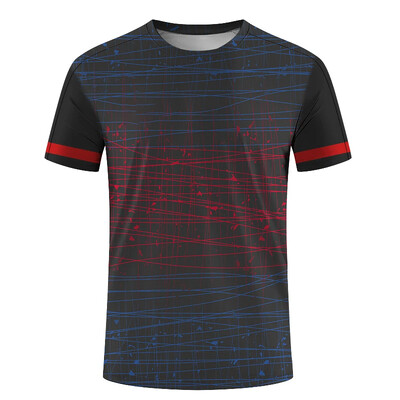 Ljetna prozračna odjeća za treniranje Sportovi na otvorenom Tenis Muške majice Prilagođena odjeća s logotipom Slobodno vrijeme Prevelika majica kratkih rukava