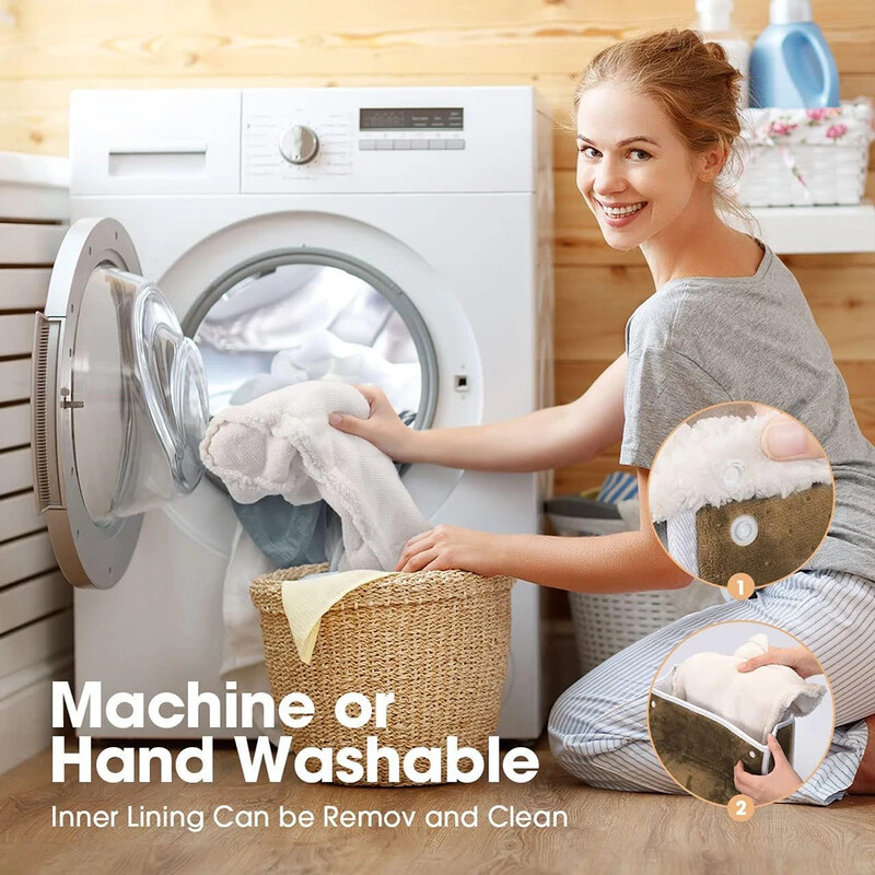 Elektrický ohrievač nôh s konštantnou teplotou, 5 režimov, vyhrievacia podložka, mäkká umývateľná, zimná teplá noha pre domáce ohrievače nôh v spálni