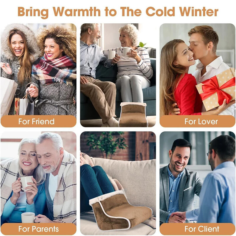 Elektrický ohrievač nôh s konštantnou teplotou, 5 režimov, vyhrievacia podložka, mäkká umývateľná, zimná teplá noha pre domáce ohrievače nôh v spálni