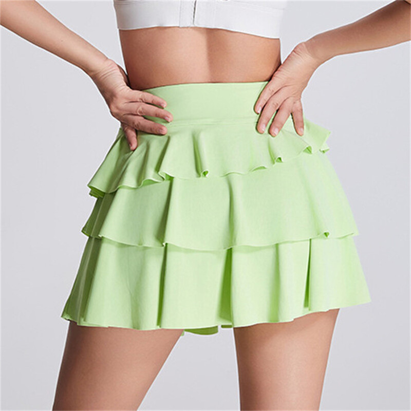 Teniske suknje Ženske golf plisirane džepne hlače otporne na led Sportske fitness hlače visokog struka Lažna dvodijelna kratka suknja za trčanje