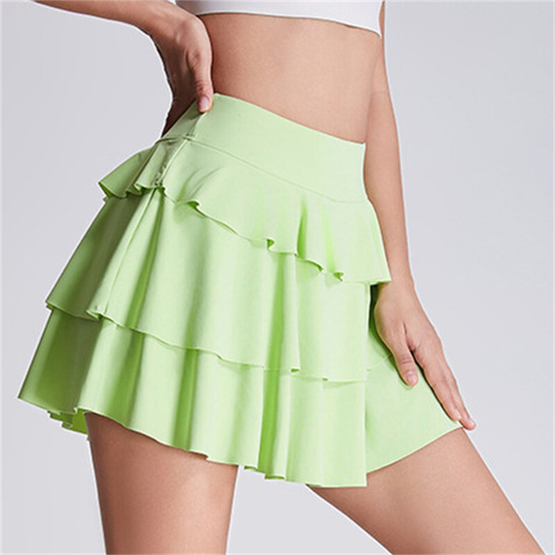 Teniske suknje Ženske golf plisirane džepne hlače otporne na led Sportske fitness hlače visokog struka Lažna dvodijelna kratka suknja za trčanje
