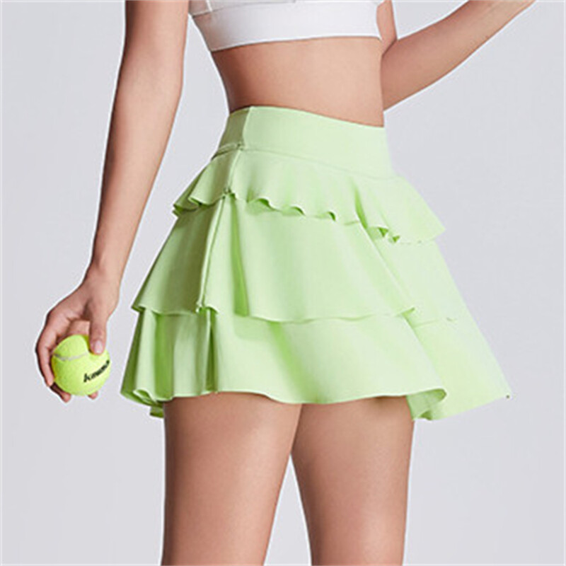 Teniske suknje Ženske golf plisirane džepne hlače otporne na led Sportske fitness hlače visokog struka Lažna dvodijelna kratka suknja za trčanje