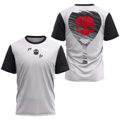Tricou cu craniu cu uscare rapidă City Padel Tricou de înaltă calitate pentru antrenament tenis Îmbrăcăminte Nouă vară Tricou sport largi pentru bărbați