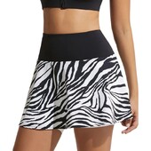 Triibud Naiste spordipüksid seelik kõrge vöökohaga hingav jooksutreening lühike seelik kiiresti kuivav tenniseseelik