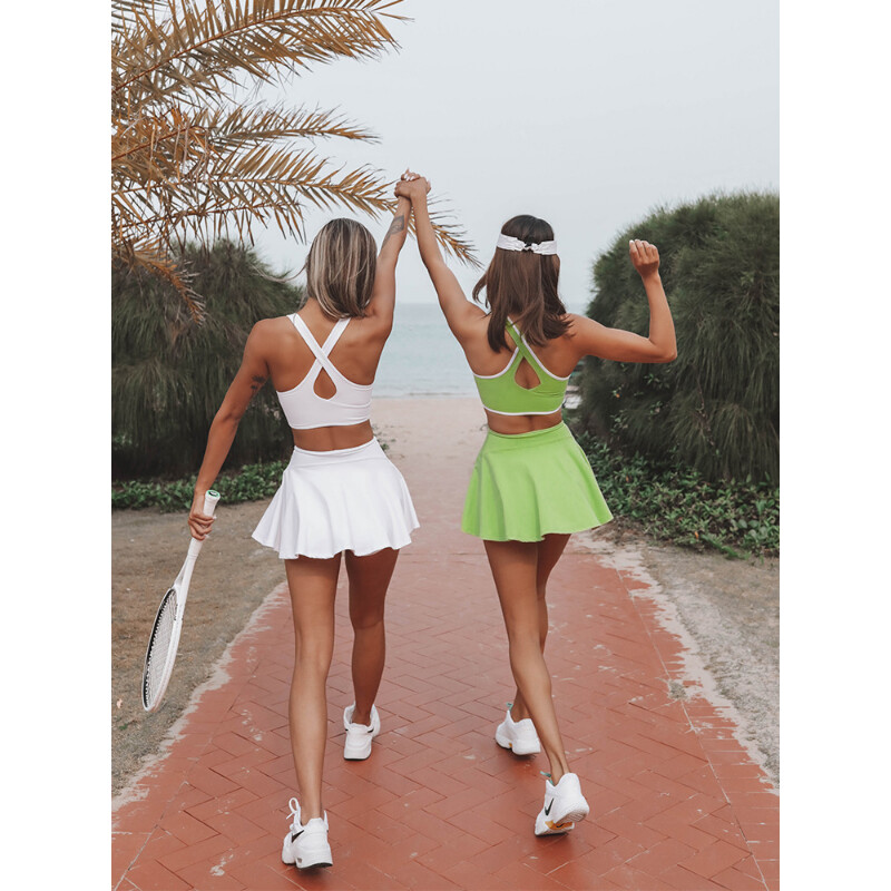 Gymdolphins Ženska jednodijelna sportska haljina uskog kroja Mini haljina sa šupljim strukom za žene Fitness haljine za trčanje na otvorenom