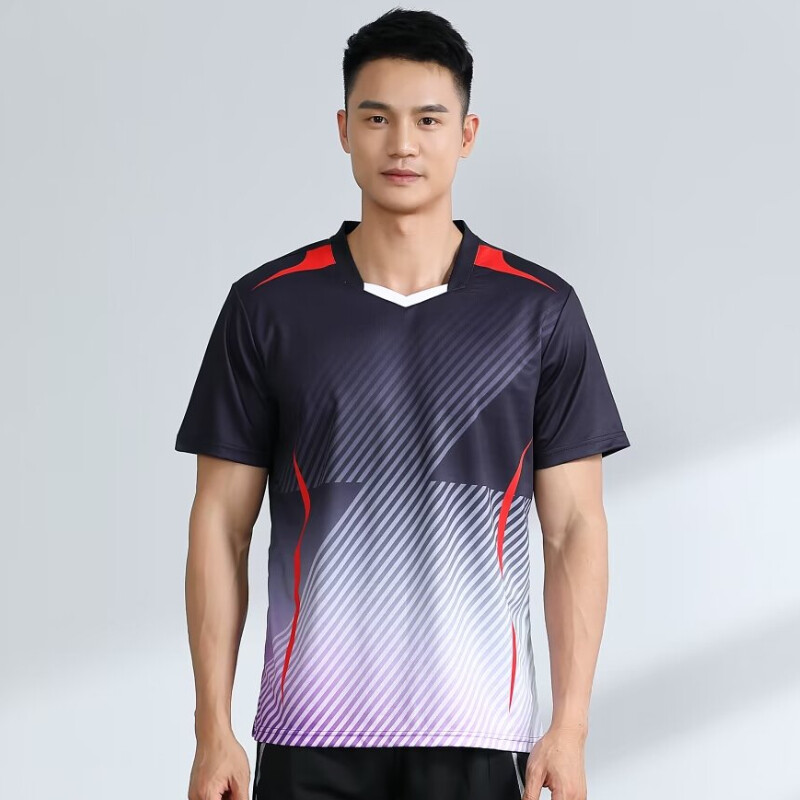 Muške majice za badminton novog stila, prozračne, 3D ispisne majice za stolni tenis, muške majice s kratkim rukavima za trčanje, za brzo sušenje