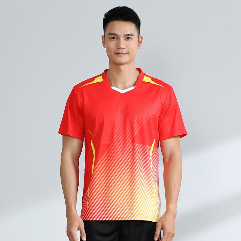 Muške majice za badminton novog stila, prozračne, 3D ispisne majice za stolni tenis, muške majice s kratkim rukavima za trčanje, za brzo sušenje
