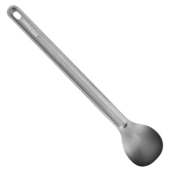 Ανθεκτικό Titanium Spork Titanium Spoon Long Handle Spoon μαχαιροπίρουνα Εξοπλισμός κάμπινγκ για υπαίθριο κάμπινγκ Πεζοπορία πικ-νικ 2021